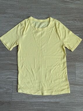 A New Day Short Sleeve Ribbed Tee